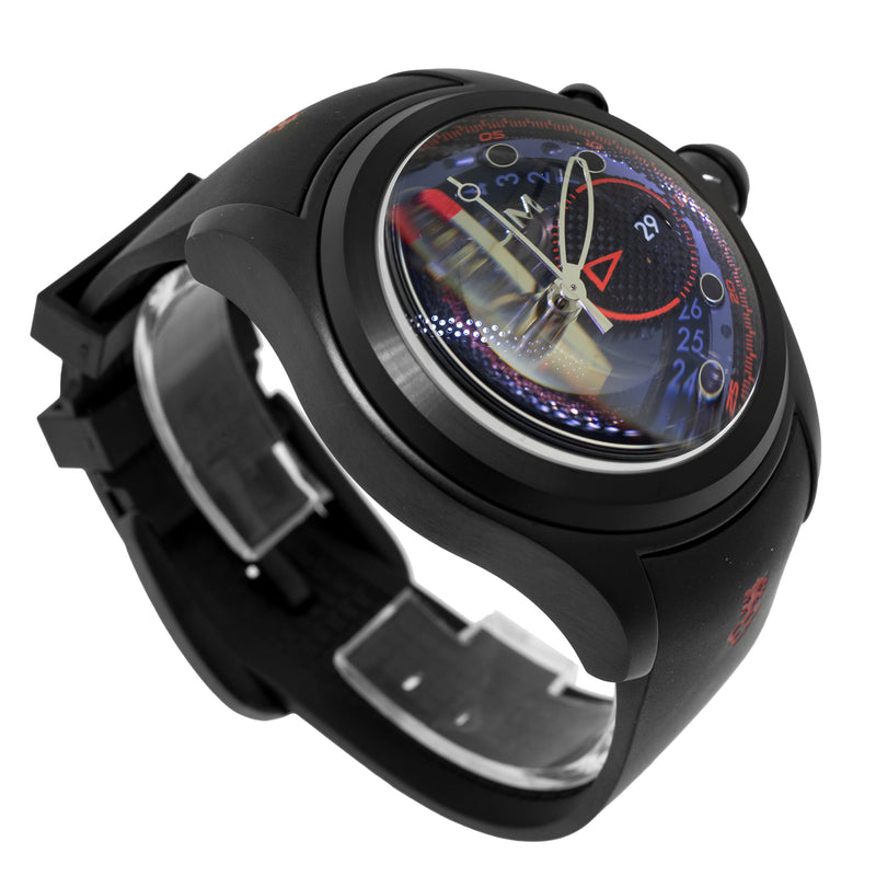 Corum Bubble 52mm Titanium Blue Dial L261/03309 Limited Edition-Da Vinci Fine Jewelry