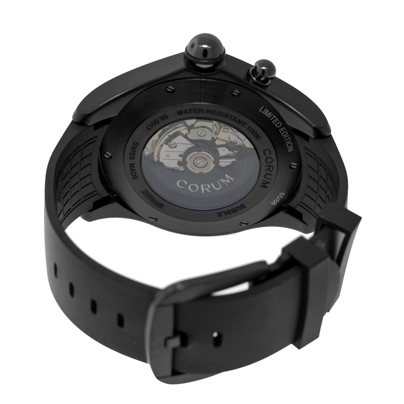 Corum Bubble 52mm Titanium Blue Dial L261/03309 Limited Edition-Da Vinci Fine Jewelry