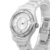 Ebel X-1 Ceramic 34mm Silver Arabic Dial White Ceramic Bezel 1216129-Da Vinci Fine Jewelry