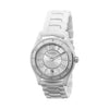 Ebel X-1 Ceramic 34mm Silver Arabic Dial White Ceramic Bezel 1216129-Da Vinci Fine Jewelry