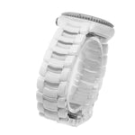 Ebel X-1 Ceramic 34mm Silver Arabic Dial White Ceramic Bezel 1216129-Da Vinci Fine Jewelry