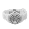 Ebel X-1 Ceramic 34mm Silver Arabic Dial White Ceramic Bezel 1216129-Da Vinci Fine Jewelry