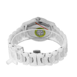 Ebel X-1 Ceramic 34mm Silver Arabic Dial White Ceramic Bezel 1216129-Da Vinci Fine Jewelry