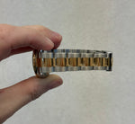 Rolex Lady-Datejust 31mm Yellow Gold & Steel Silver Roman Diamond Dial & Diamond Bezel 178383-Da Vinci Fine Jewelry