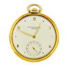 Patek Philippe 1950's Vintage Pocket Watch - Yellow Gold - White Dial-Da Vinci Fine Jewelry