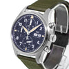 IWC Pilot's watch Chronograph Spitfire 41mm Stainless Steel Black Arabic Dial IW387901-Da Vinci Fine Jewelry