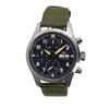 IWC Pilot's watch Chronograph Spitfire 41mm Stainless Steel Black Arabic Dial IW387901-Da Vinci Fine Jewelry