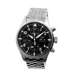 IWC Pilot's watch Chronograph 43mm Stainless Steel Black Arabic Dial IW377710-Da Vinci Fine Jewelry