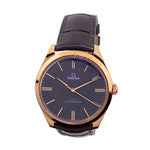 Omega De Ville Tresor 40mm 18K Rose Gold Grey Dial 435.53.40.21.06.001-Da Vinci Fine Jewelry