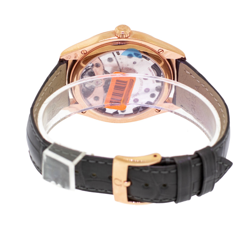 Omega De Ville Tresor 40mm 18K Rose Gold Grey Dial 435.53.40.21.06.001-Da Vinci Fine Jewelry