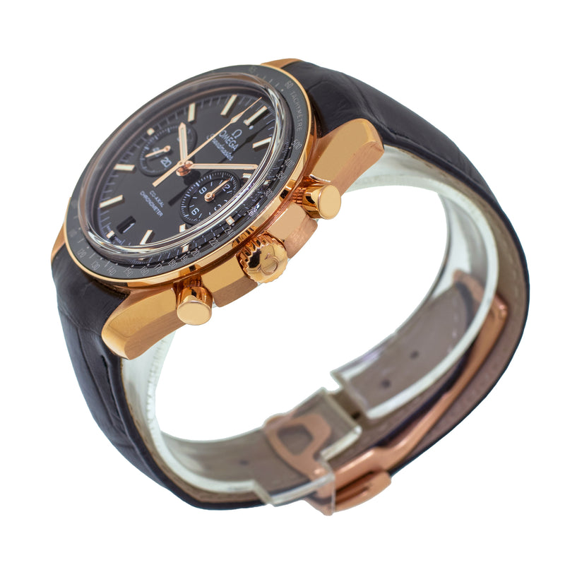 Omega Speedmaster 44.25mm Rose Gold Black Index Dial 311.63.44.51.01.001-Da Vinci Fine Jewelry