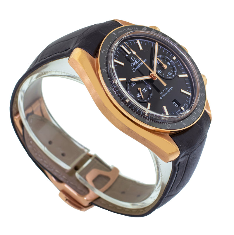 Omega Speedmaster 44.25mm Rose Gold Black Index Dial 311.63.44.51.01.001-Da Vinci Fine Jewelry