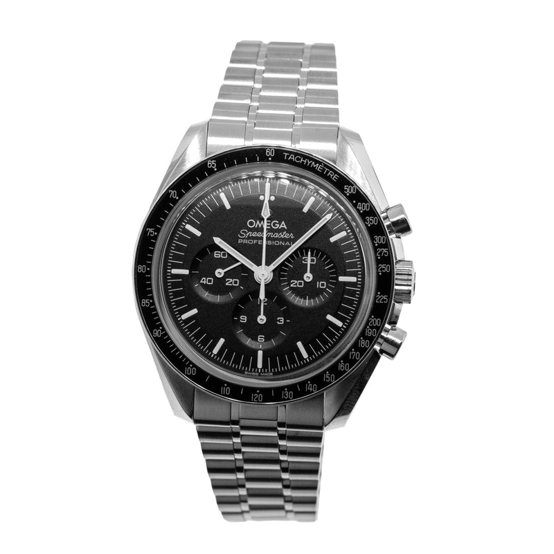 Omega Speedmaster Moonwatch Professional Chronograph 42mm Stainless Steel Black Index Dial 310.30.42.50.01.002-Da Vinci Fine Jewelry