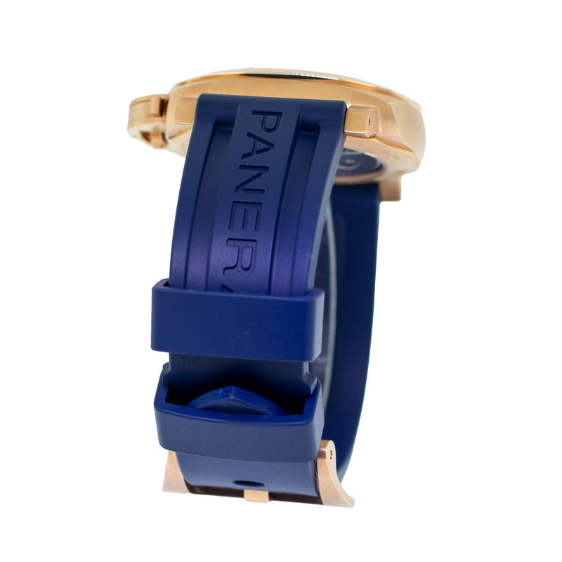 Panerai Luminor Marina Rose Gold Blue Arabic 44mm PAM01112-Da Vinci Fine Jewelry