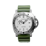 Panerai Submersible Quarantaquattro Bianco Steel White Index 44mm PAM01226-Da Vinci Fine Jewelry