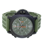 Panerai Luminor Chrono Flyback Black Ceramic Green Arabic 44mm PAM01498-Da Vinci Fine Jewelry