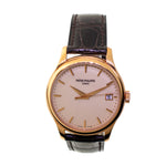 Patek Philippe Calatrava Rose Gold Ivory Index Dial & Rose Gold Bezel 5227R-001-Da Vinci Fine Jewelry