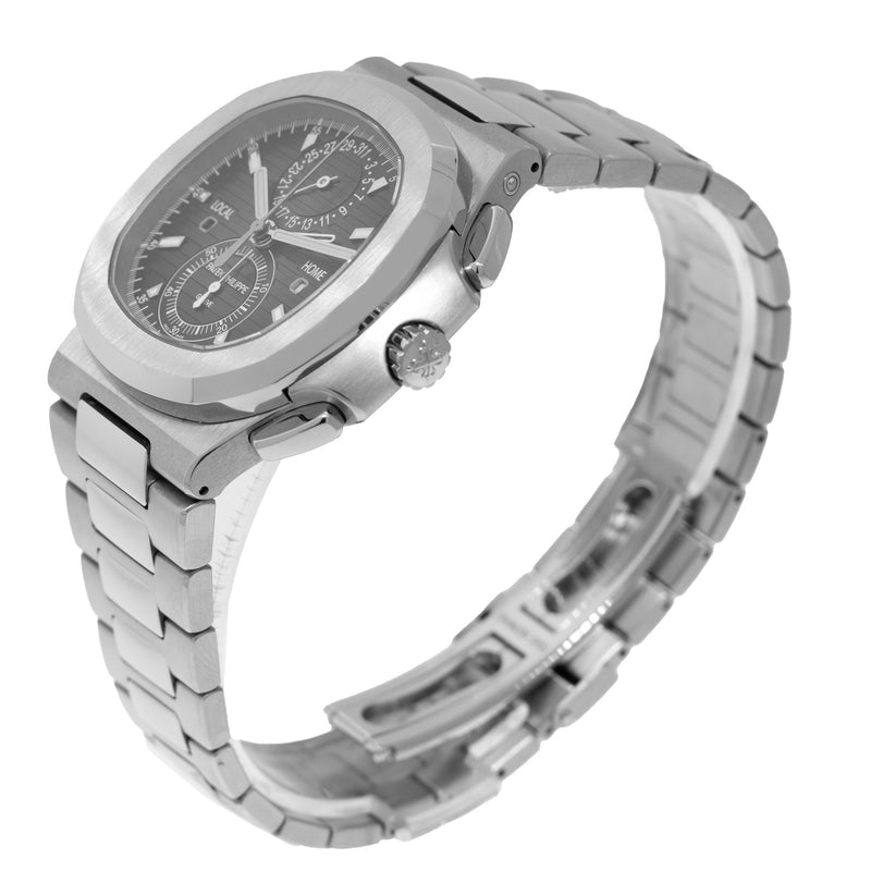 Patek Philippe Nautilus Steel Grey Index Dial 5990/1A-001-Da Vinci Fine Jewelry