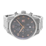 TAG Heuer Carrera 43mm Stainless Steel with Grey Arabic Dial CAR2013-4-Da Vinci Fine Jewelry
