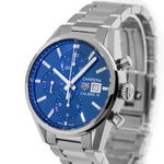 TAG Heuer Carrera Chronograph 41mm Stainless Steel with Blue Index Dial CBK2112.BA0715-Da Vinci Fine Jewelry