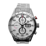 TAG Heuer Carrera 43mm Stainless Steel with White Index Dial CV2A11.BA0796-Da Vinci Fine Jewelry