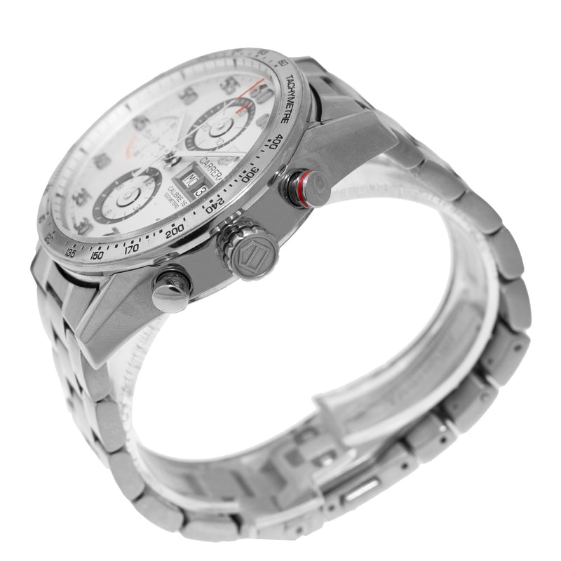 TAG Heuer Carrera 43mm Stainless Steel with White Index Dial CV2A11.BA0796-Da Vinci Fine Jewelry