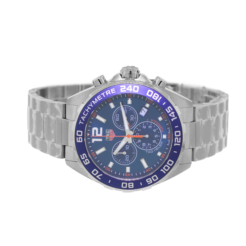 TAG Heuer Formula 1 Chronograph 43mm Stainless Steel with Blue Index Dial CAZ1014.BA0842-Da Vinci Fine Jewelry