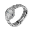 Cartier Ballon Bleu 33mm Stainless Steel Silver Roman Dial WSBB0044-Da Vinci Fine Jewelry