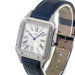 Cartier Santos - Dumont 31.4mm Steel Silver Dial WSSA0022-Da Vinci Fine Jewelry