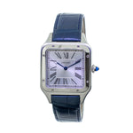 Cartier Santos - Dumont 31.4mm Steel Silver Dial WSSA0022-Da Vinci Fine Jewelry