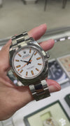 Rolex Milgauss 40mm New Old Stock Stainless Steel White Dial 116400