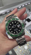 Rolex Submariner "Green Kermit" 41mm Steel Black Dial Green Bezel 126610LV