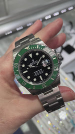 Rolex Submariner "Green Kermit" 41mm Steel Black Dial Green Bezel 126610LV