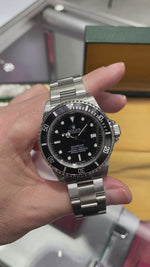 Rolex Sea-Dweller 40mm Stainless Steel Black Dial Black Bezel 16600 - Papers