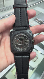 Bell & Ross BR 03 Chrono BlackTrack 42mm Ceramic Black Dial BR0394-BTR-CE/SRB Limited Edition
