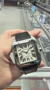 Cartier Santos 38mm Stainless Steel White Dial W20076X8