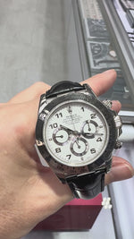 Rolex Daytona 40mm 18K White Gold White Arabic Dial & White Gold Bezel 16519 Zenith