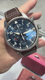 IWC Pilot “LE PETIT PRINCE” edition 41mm Stainless Steel Blue Arabic Dial IW377714