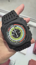 Bell & Ross BR 03 Chrono Multimeter 42mm Ceramic Multicolor Dial BR0394-SW-CE/SRB Limited Edition