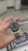 Rolex Lady-Datejust 31mm NEW OLD STOCK Stainless Steel Dark Rhodium Floral Arabic Dial 178240