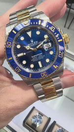 Rolex Submariner Date 41mm Yellow Gold & Steel Blue Dial & Blue Bezel 126613LB