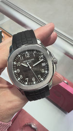 Patek Philippe AQUANAUT Stainless Steel Black embossed Dial & Smooth Bezel 5167