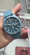 IWC Pilot's Top Gun 41 mm Ceramic Blue Arabic Dial IW389409