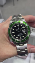 Rolex Submariner Date 40mm Stainless Steel Black Dial & Green Bezel "Kermit" 16610LV