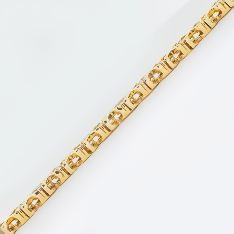 Diamond Tennis Bracelet - 14K Yellow Gold - 2.50ct.-Da Vinci Fine Jewelry