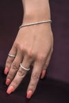 Diamond Tennis Bracelet - 14K White Gold - 0.99ct.-Da Vinci Fine Jewelry