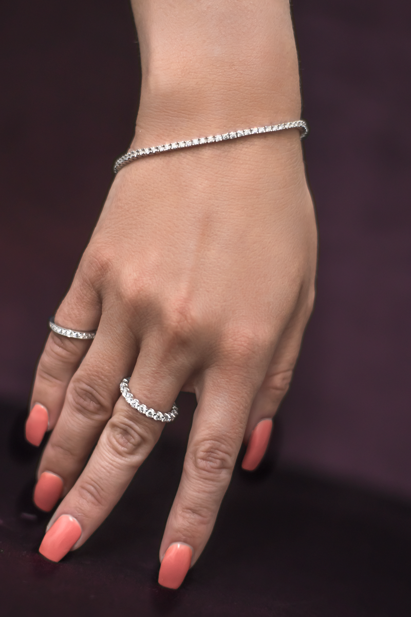 Diamond Tennis Bracelet - 14K White Gold - 2.05ct.-Da Vinci Fine Jewelry