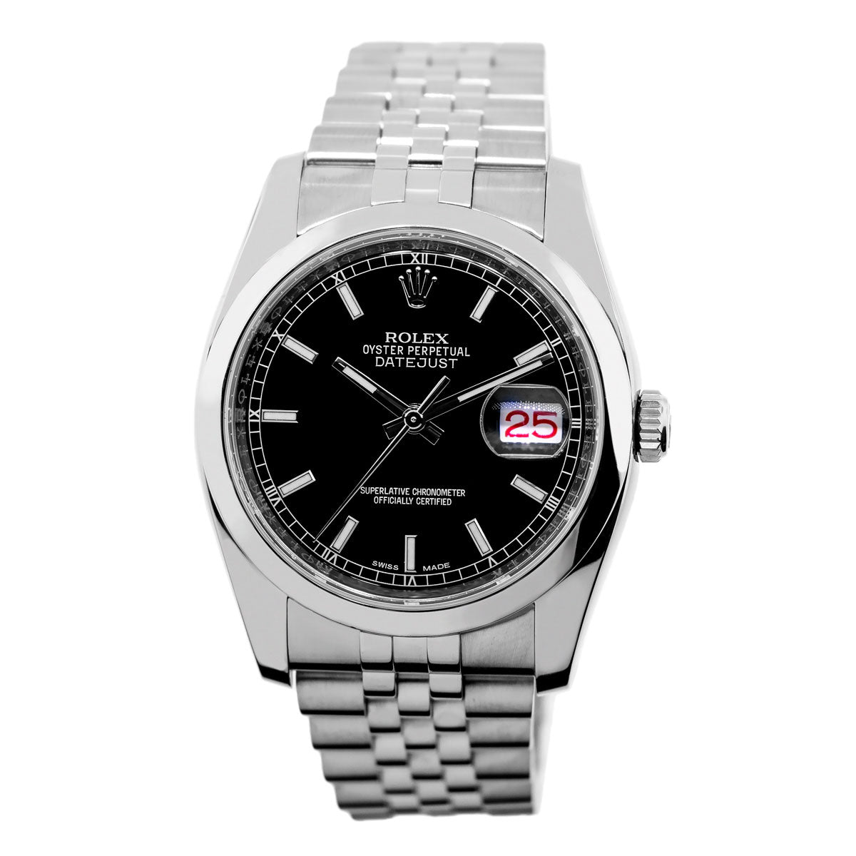 Rolex 116200 black best sale dial