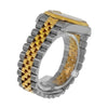Rolex Datejust 36mm Yellow Gold & Steel Champagne Jubilee Diamond Dial Fluted Bezel 116233-Da Vinci Fine Jewelry