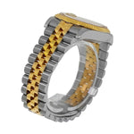 Rolex Datejust 36mm Yellow Gold & Steel Champagne Jubilee Diamond Dial Fluted Bezel 116233-Da Vinci Fine Jewelry